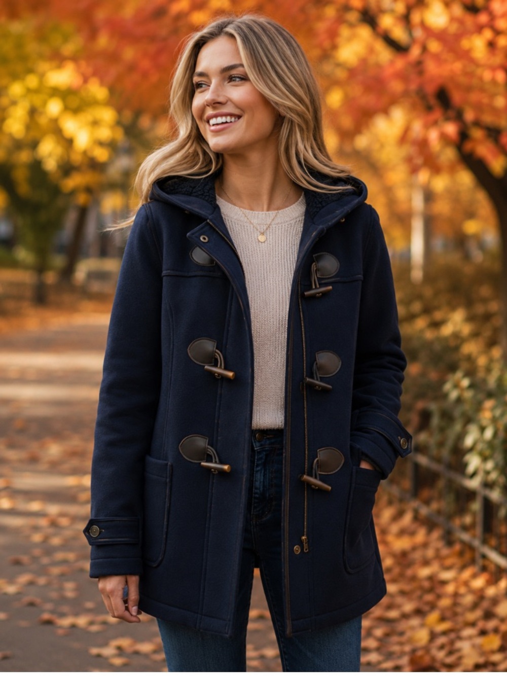 Market & Spruce Navy Outerwear